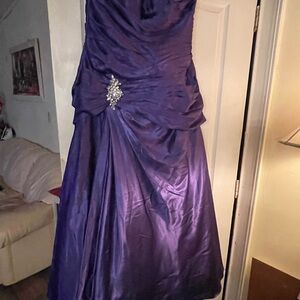 Elegant Purple Evening Dress